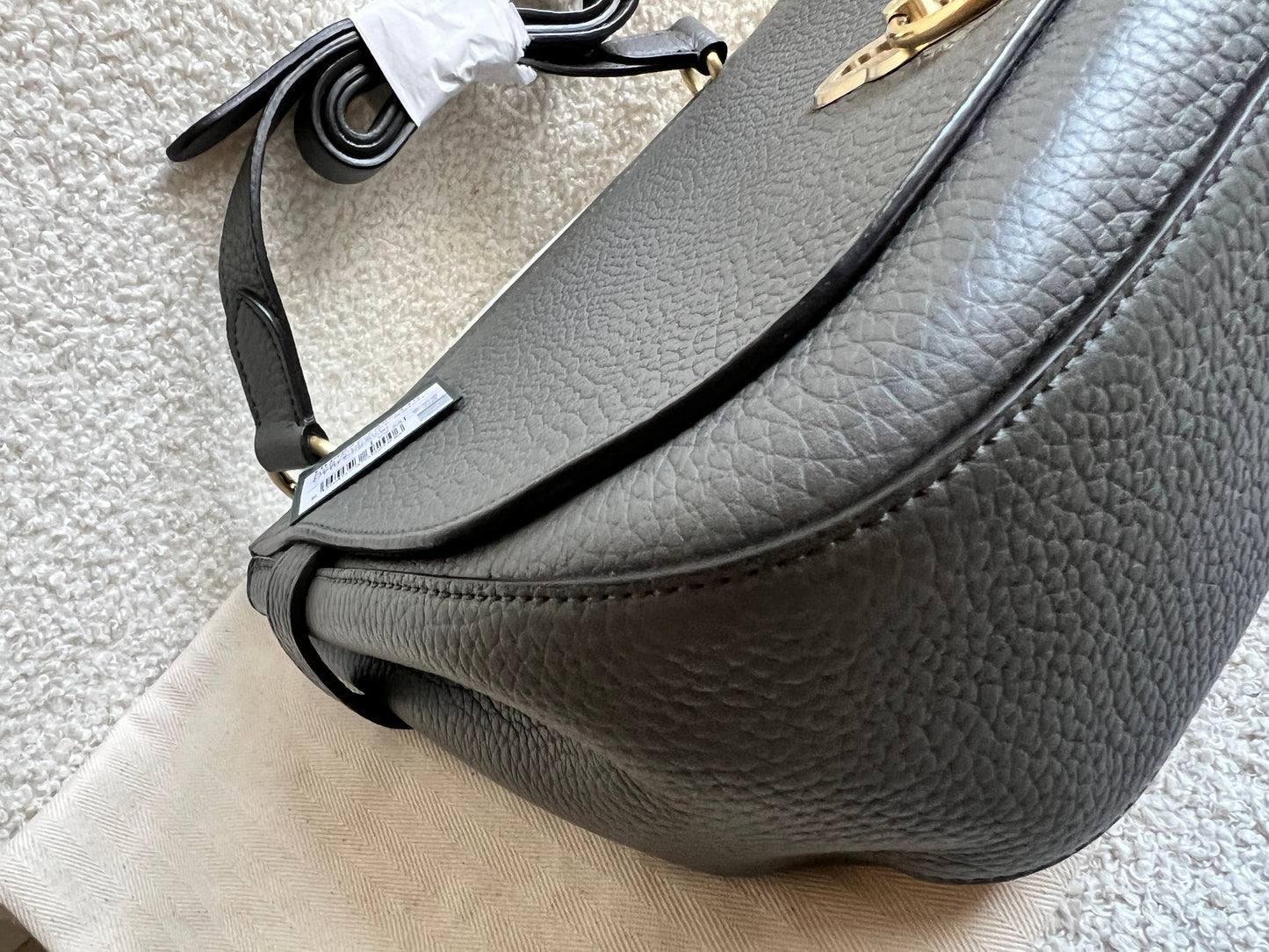 Mulberry Grey Soft Amberley Satchel (RRP £1,195)