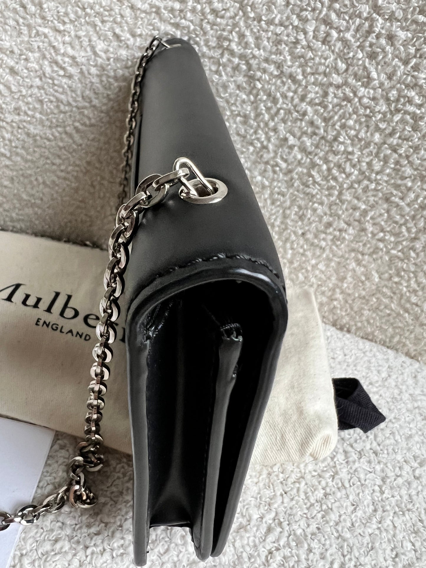 Mulberry Black Bayswater Clutch (RRP £495)