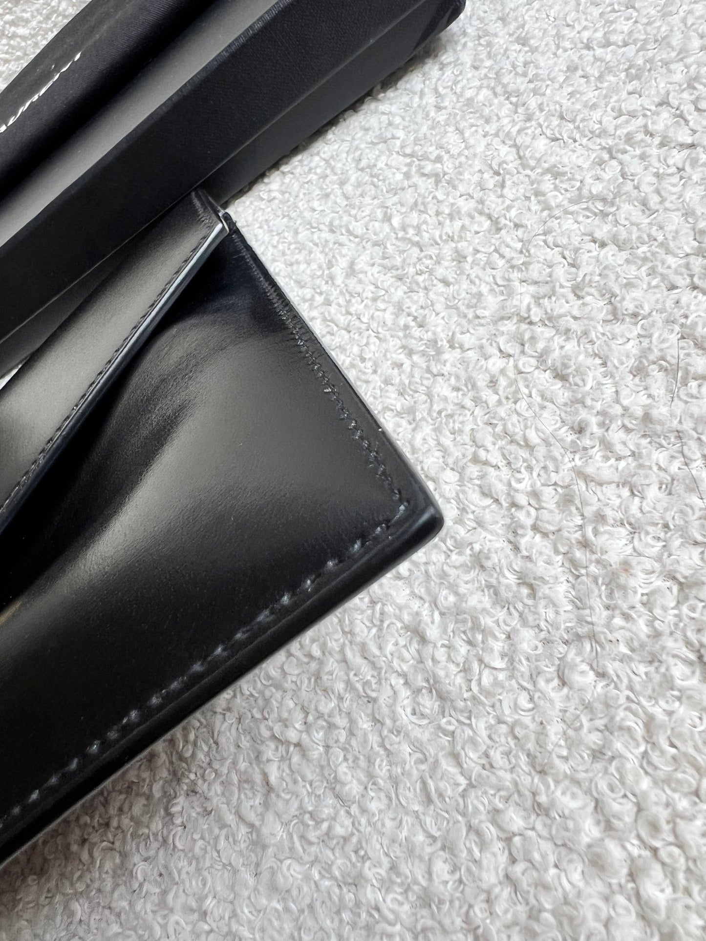 Yves Saint Laurent (YSL) Black Uptown Pouch Clutch (RRP £580)