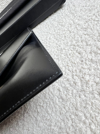 Yves Saint Laurent (YSL) Black Uptown Pouch Clutch (RRP £580)