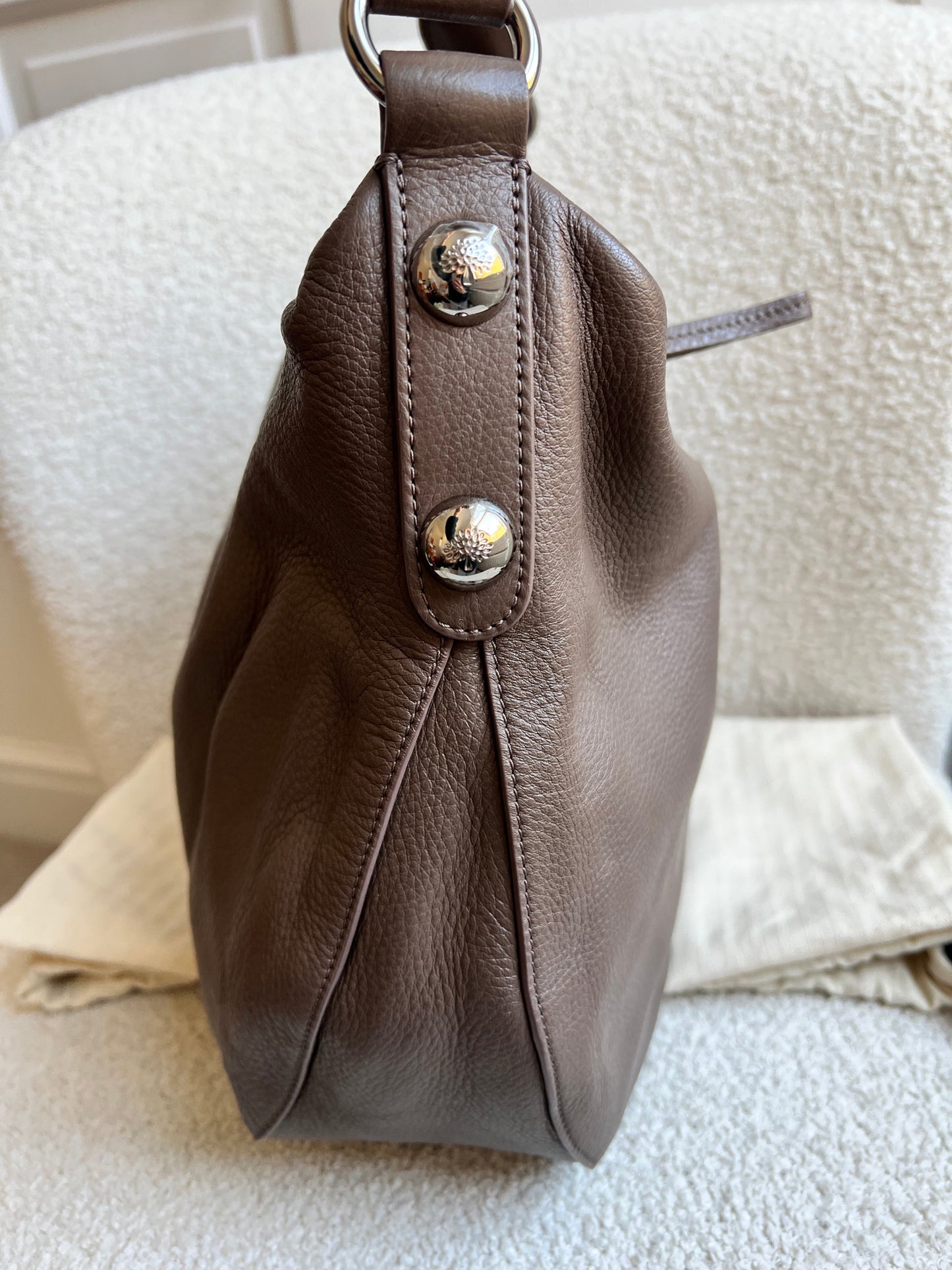Mulberry Taupe Daria Hobo (RRP £795)