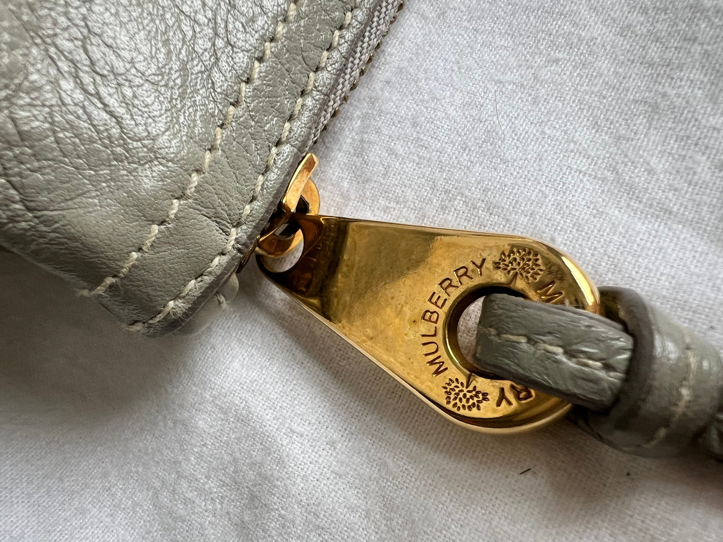 Mulberry Drizzle Grey Daria Clutch (RRP £550)