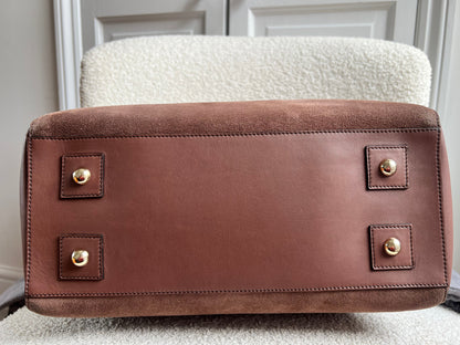 Mulberry Brown Suede Medium Del Rey (RRP £1100)