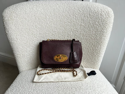 Mulberry Oxblood Regular Lily with Gold Hardware (RRP £895)