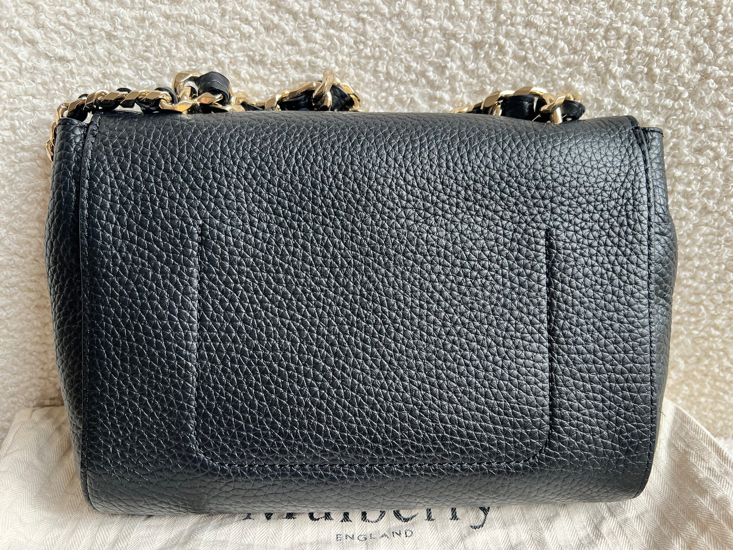 Mulberry Black Regular Top Handle Lily (RRP £1095)