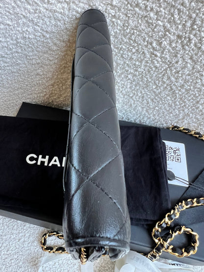 Chanel Wallet on Chain in Black Lambskin Gold Hardware (RRP £2,930)