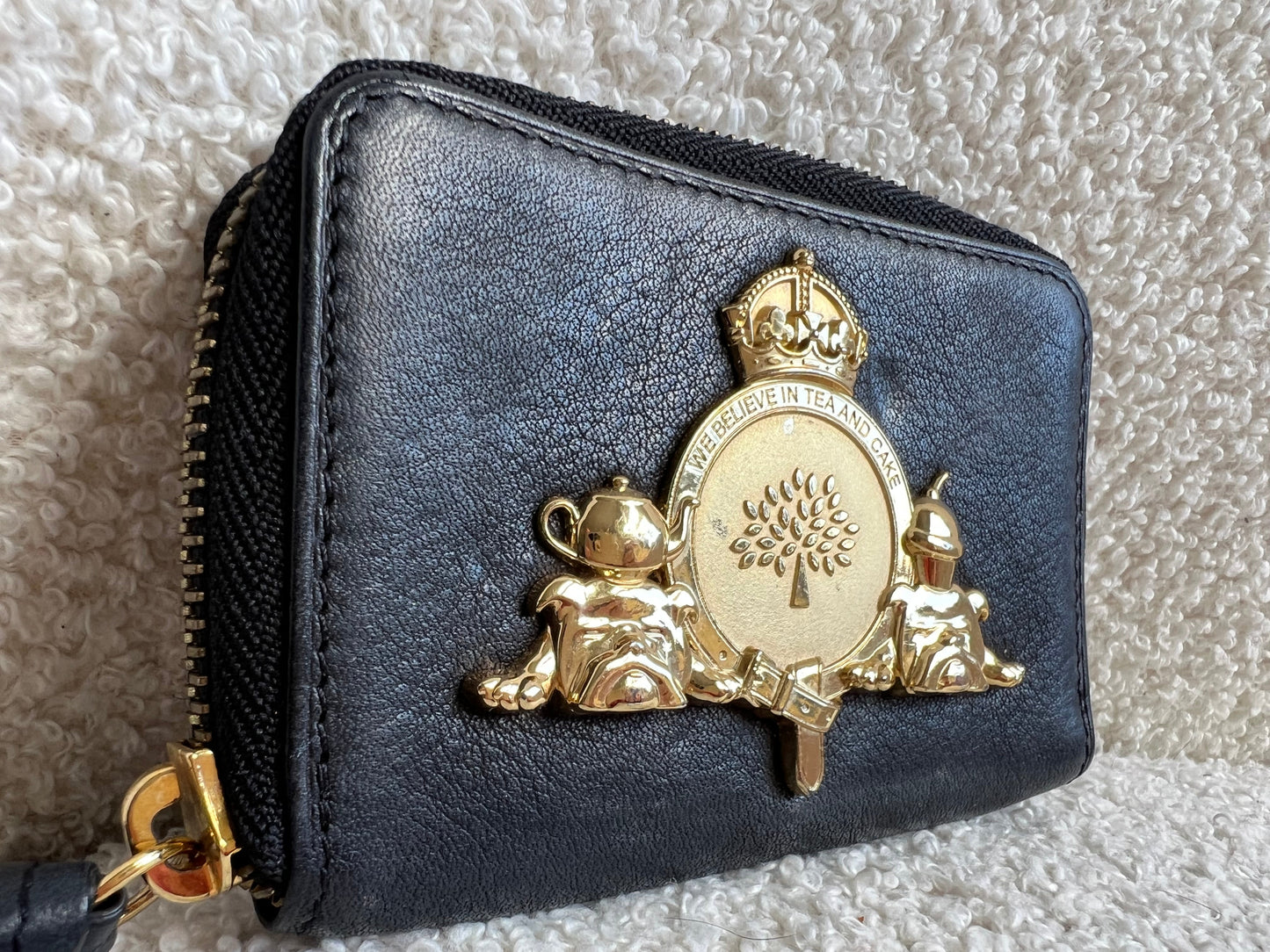 Mulberry Small Black Margaret Shoulder Bag with Small Purse
