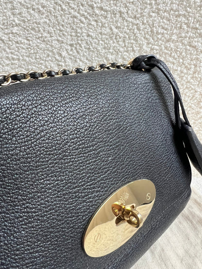 Mulberry Black Regular Lily with Gold Hardware (RRP £995)