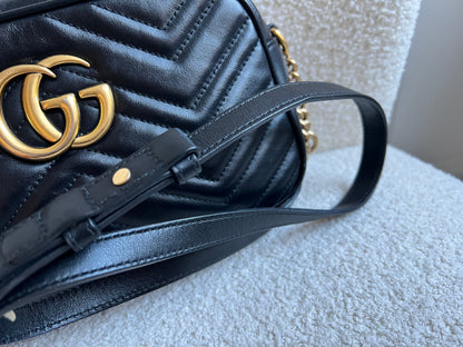 Gucci GG Black Marmont Small Shoulder Bag (RRP £1440)