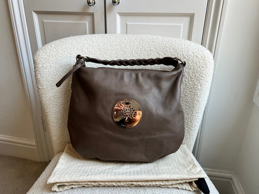 Mulberry Taupe Daria Hobo (RRP £795)
