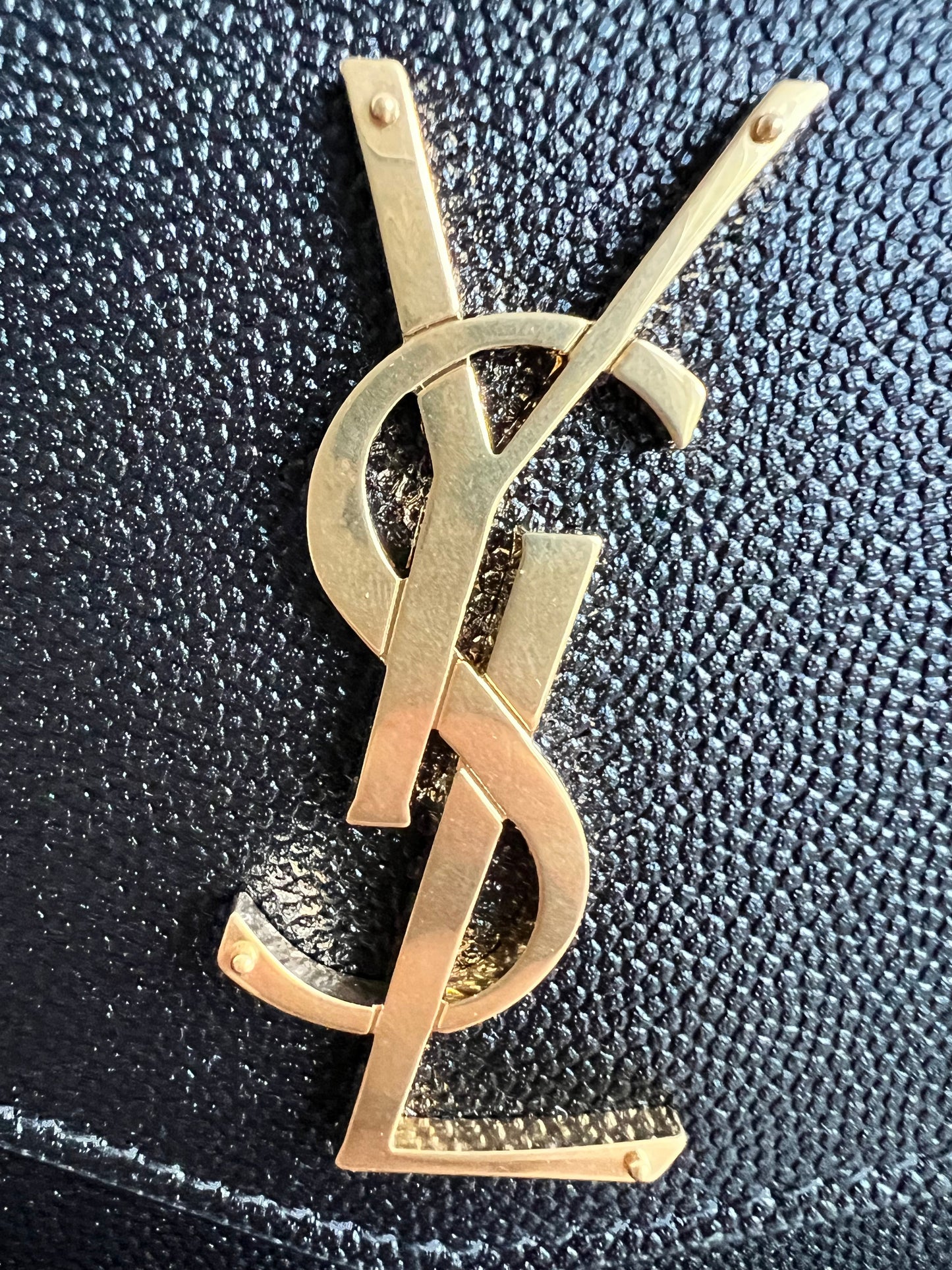 Yves Saint Laurent (YSL) Black Uptown Chain Wallet (RRP £1110)