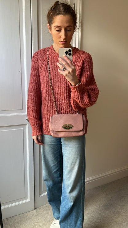 Mulberry Blush Regular Lily with Gold Hardware