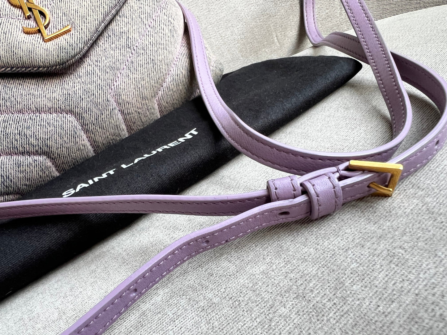 Yves Saint Laurent (YSL) Denim Toy Lou Lou
