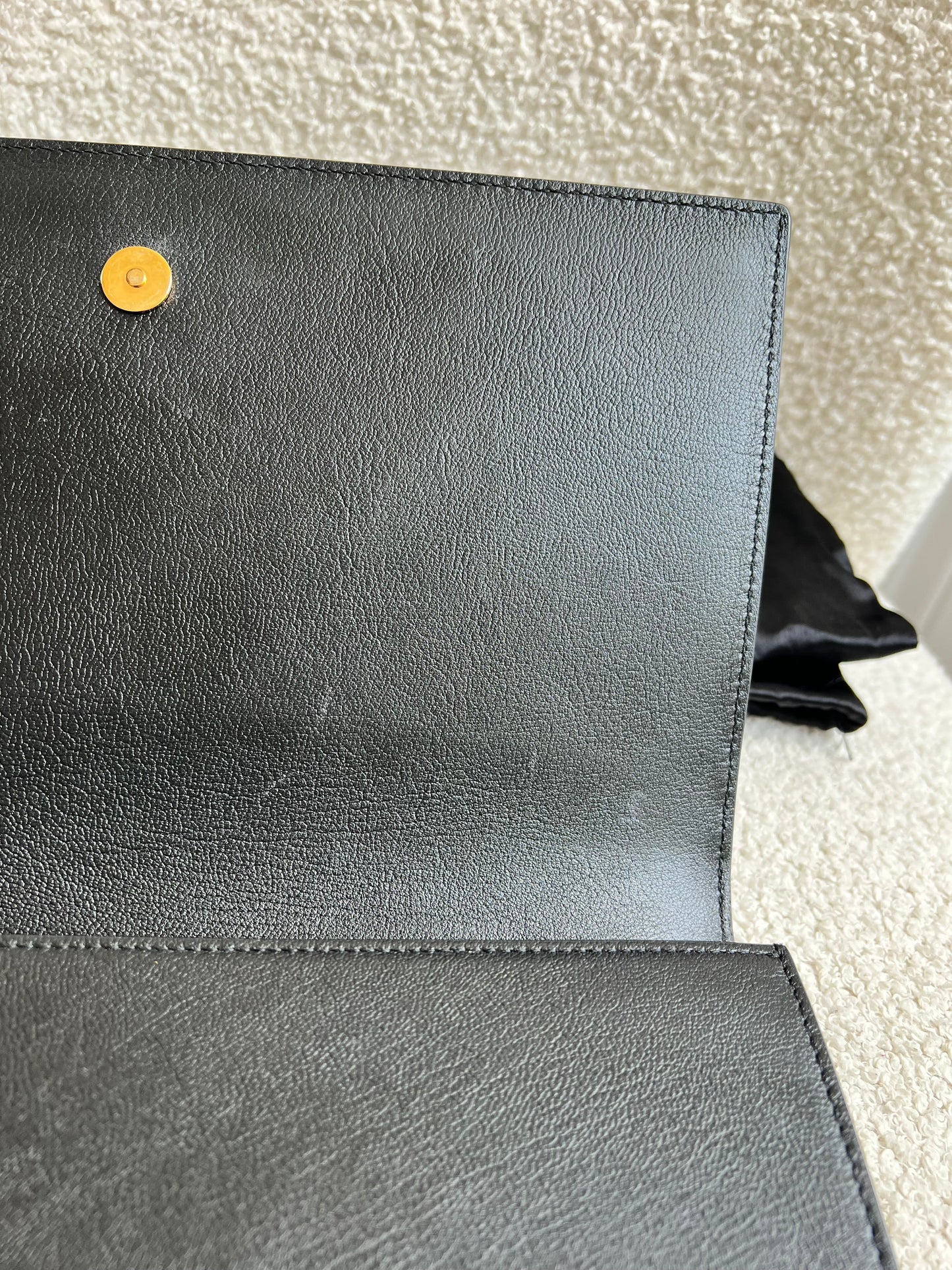 Yves Saint Laurent (YSL) Black Belle de Jour Clutch