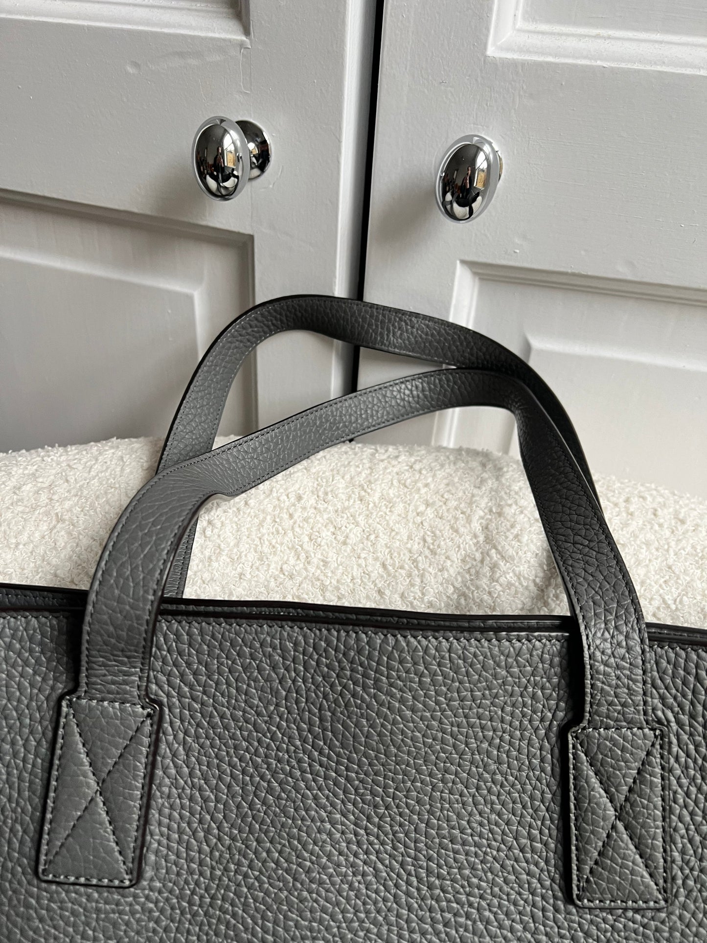 Mulberry Brynmore Tote in Charcoal Grey heavy grain