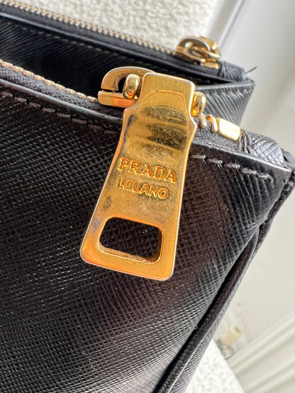 Prada Black Galleria Saffiano Tote