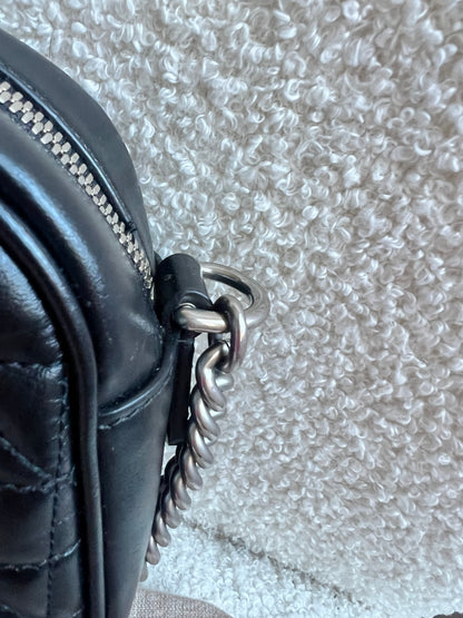 Gucci Aria GG Black Marmont Small Shoulder Bag (RRP £1440)