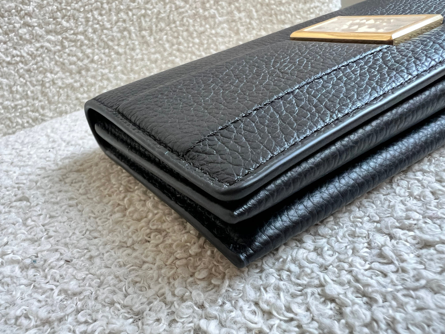 Mulberry Black Sadie Continental Wallet