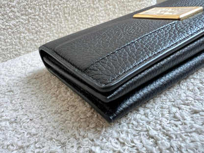 Mulberry Black Sadie Continental Wallet