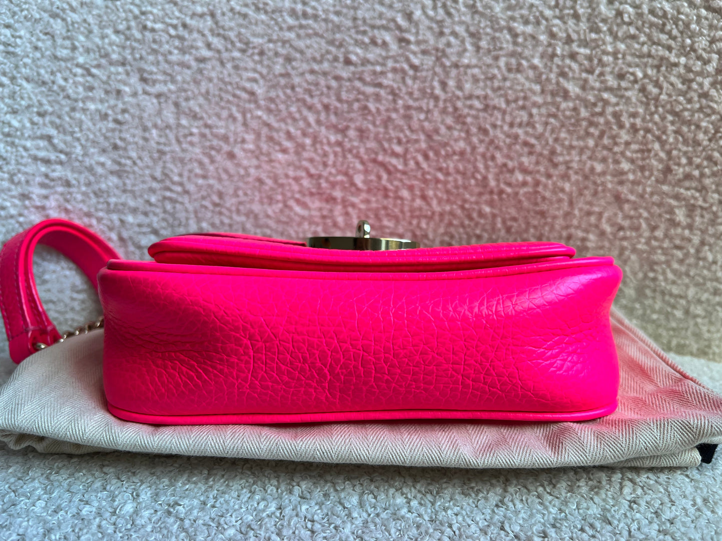 Mulberry Neon Pink Mini Darley Shoulder Bag (RRP £725)