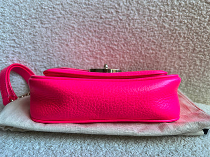 Mulberry Neon Pink Mini Darley Shoulder Bag (RRP £725)