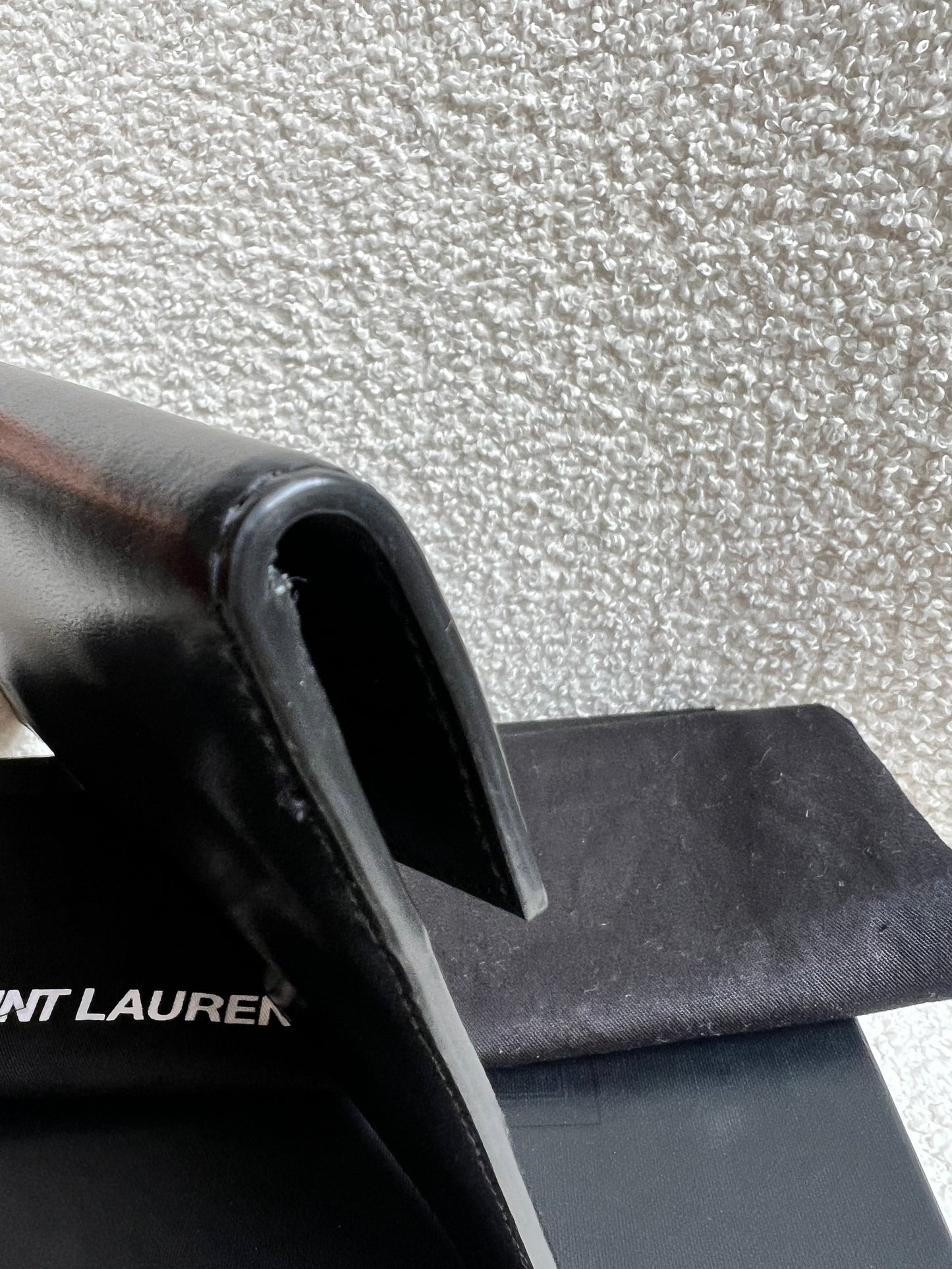 Yves Saint Laurent (YSL) Black Uptown Pouch Clutch (RRP £580)