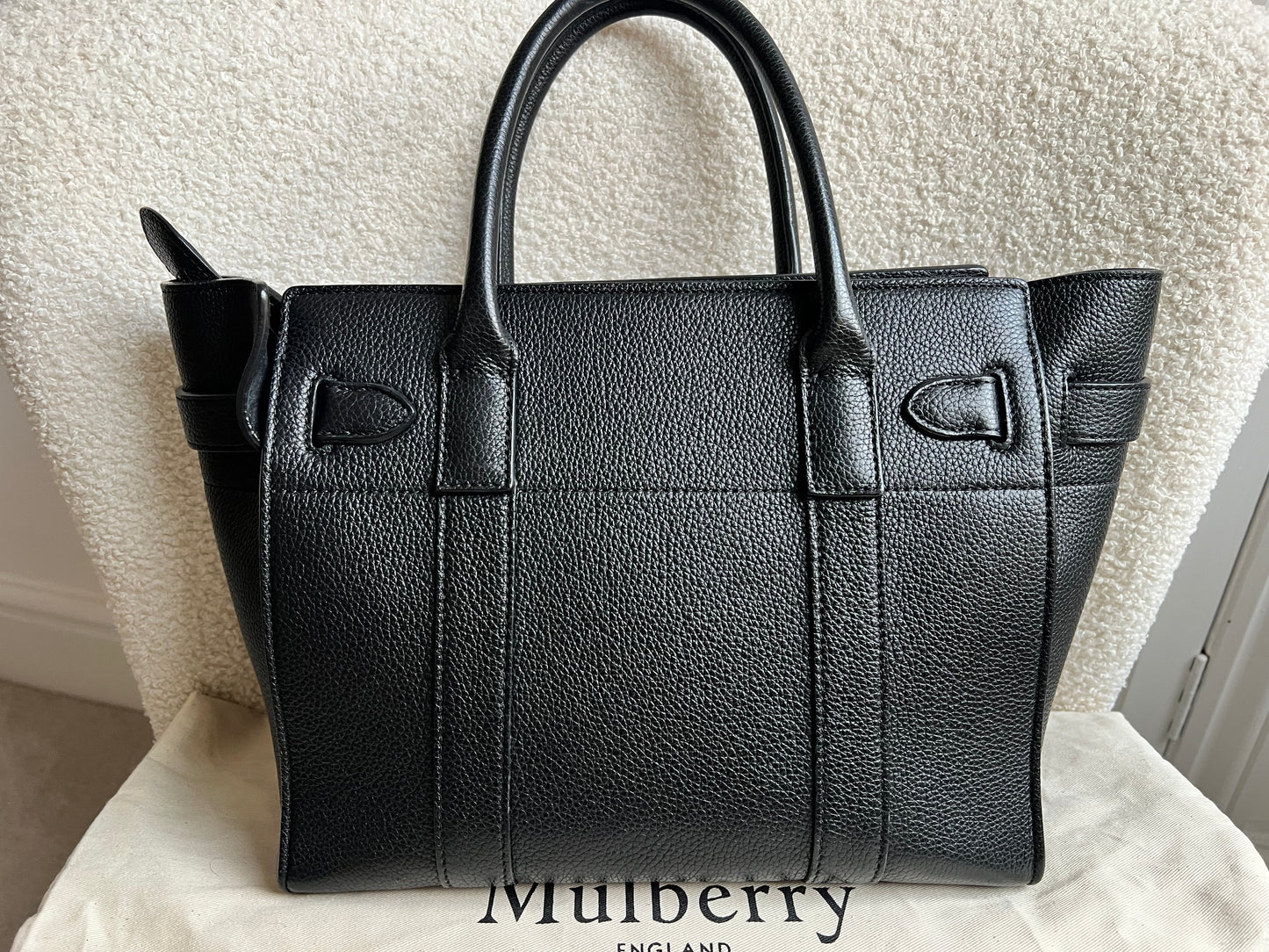 Mulberry Black Small Zipped Bayswater (RRP £1,245)
