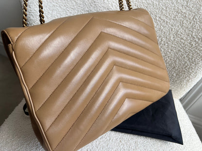 Yves Saint Laurent (YSL) Medium Natural Tan LouLou (RRP £2145)