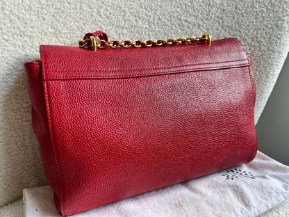 Mulberry Scarlet Medium Lily with Gold Hardware (RRP £1095)