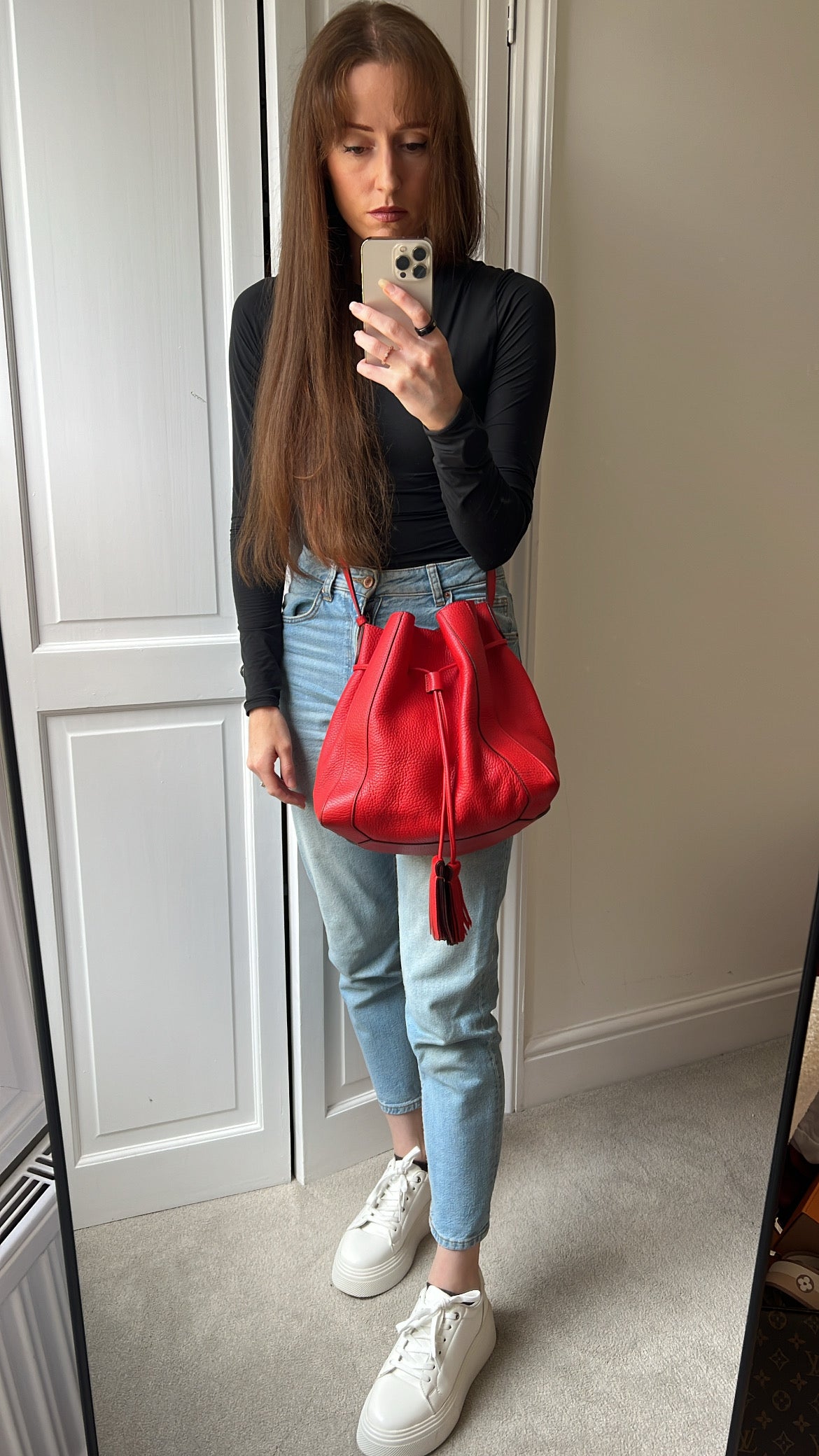 Mulberry Red Small Millie Tote (£950)