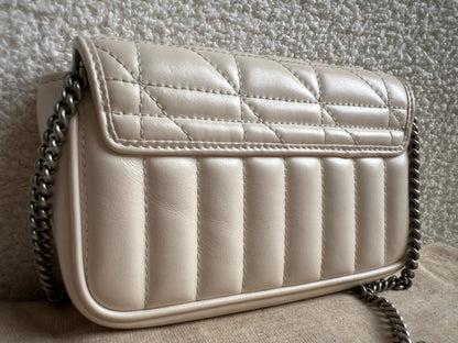 Gucci GG Cream Marmont Super Mini Aria Shoulder Bag (RRP £985)
