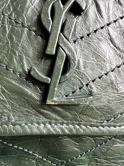 Yves Saint Laurent (YSL) Green Medium Niki Chain Bag (RRP £2430)