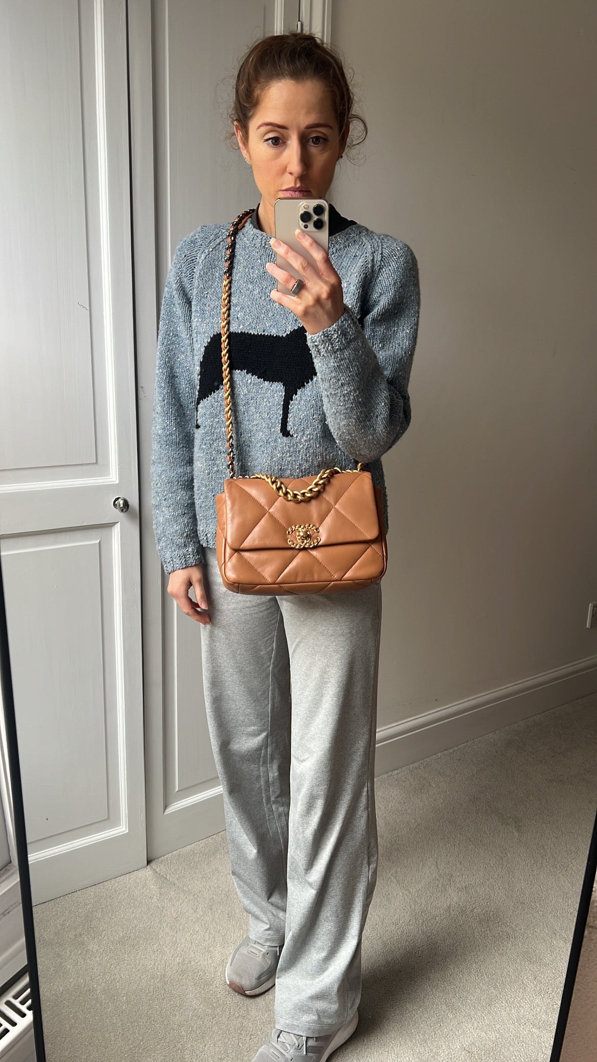 Chanel Small 19 in Caramel Lambskin (RRP £5,590)
