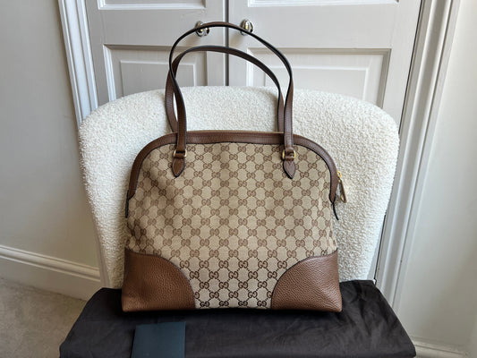 Gucci GG Bree Canvas Shoulder Bag