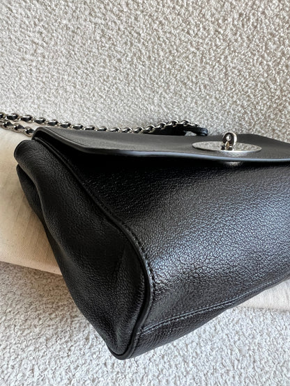 Mulberry Black Medium Lily with Silver Hardware (RRP £1095)