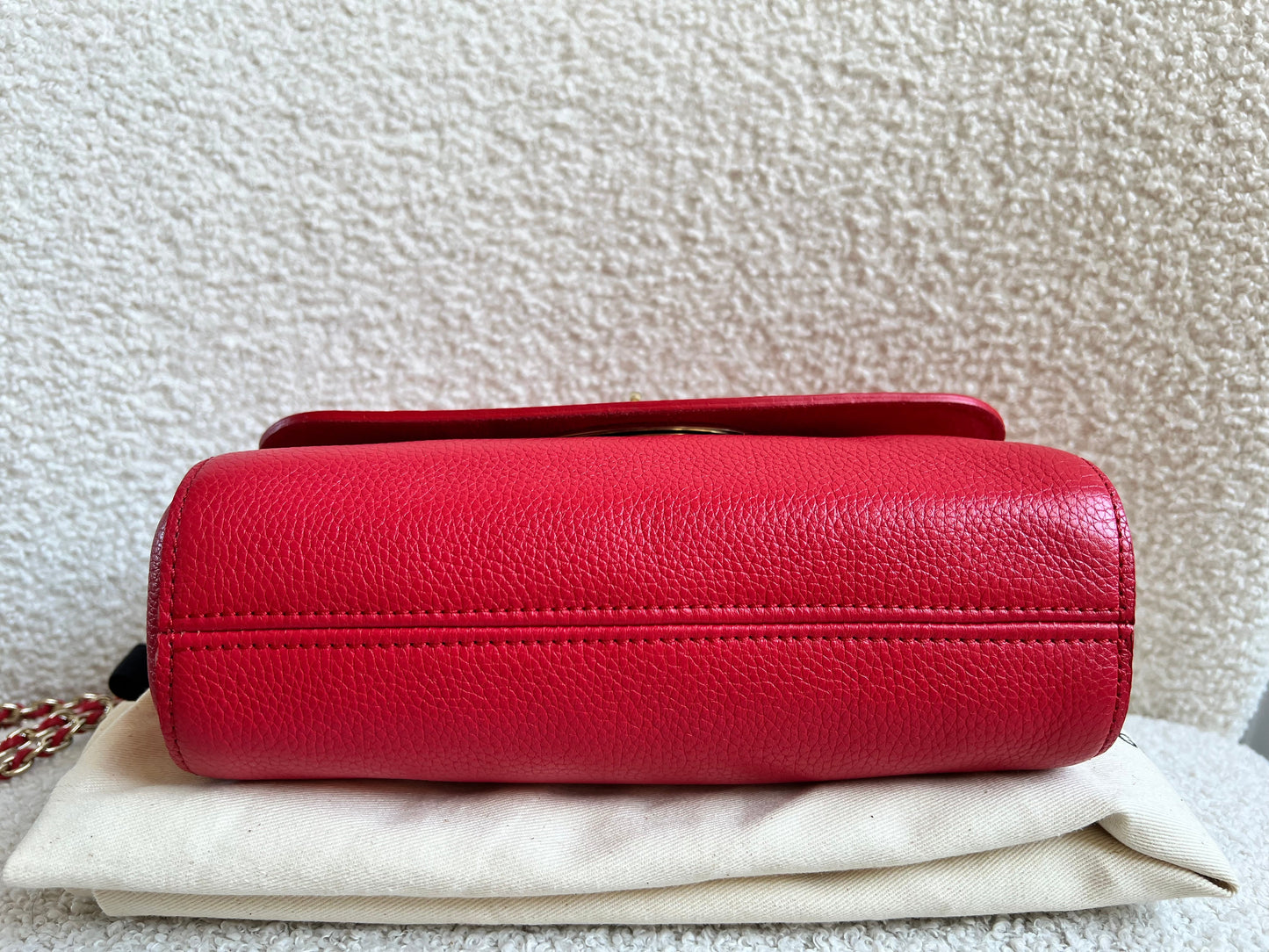 Mulberry Hibiscus Red Regular Lily with Gold Hardware (RRP £995)