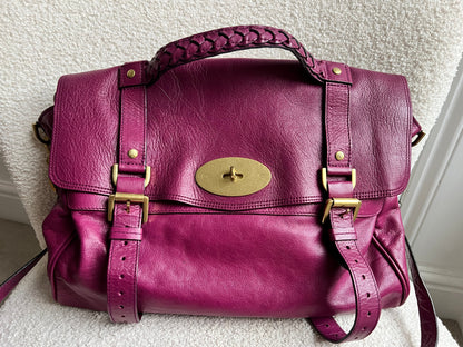 Mulberry Oversized Plum Alexa (RRP £1100)