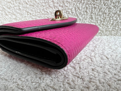 Mulberry Pink Darley Folded Multi Card Wallet (RRP £265)