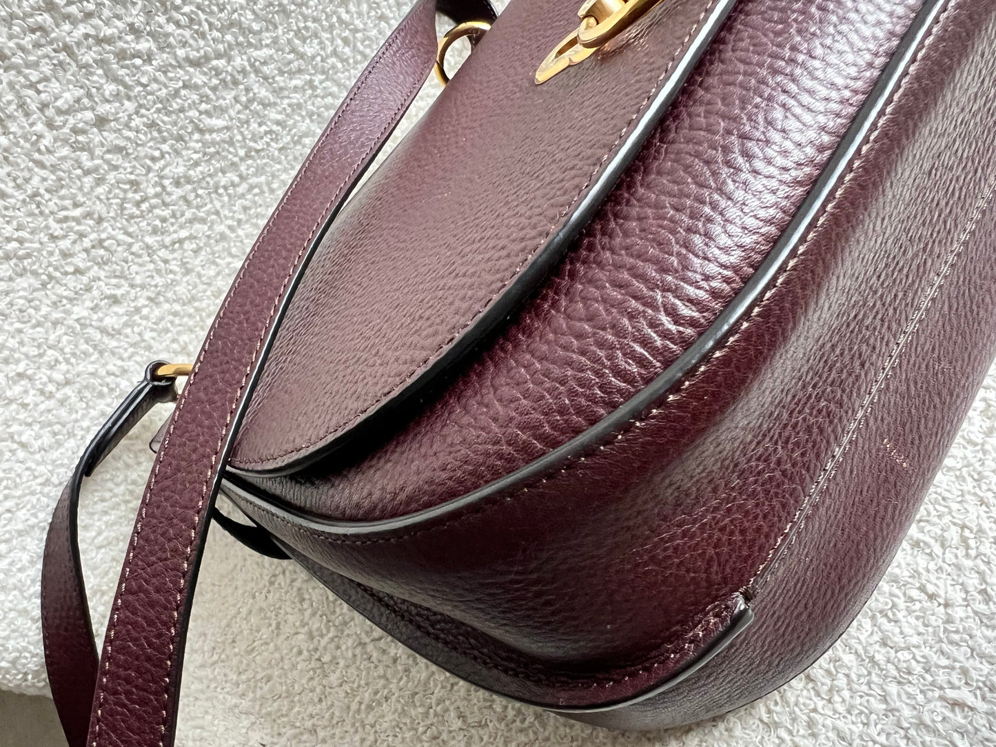 Mulberry Oxblood Amberley Satchel (RRP £1,195)