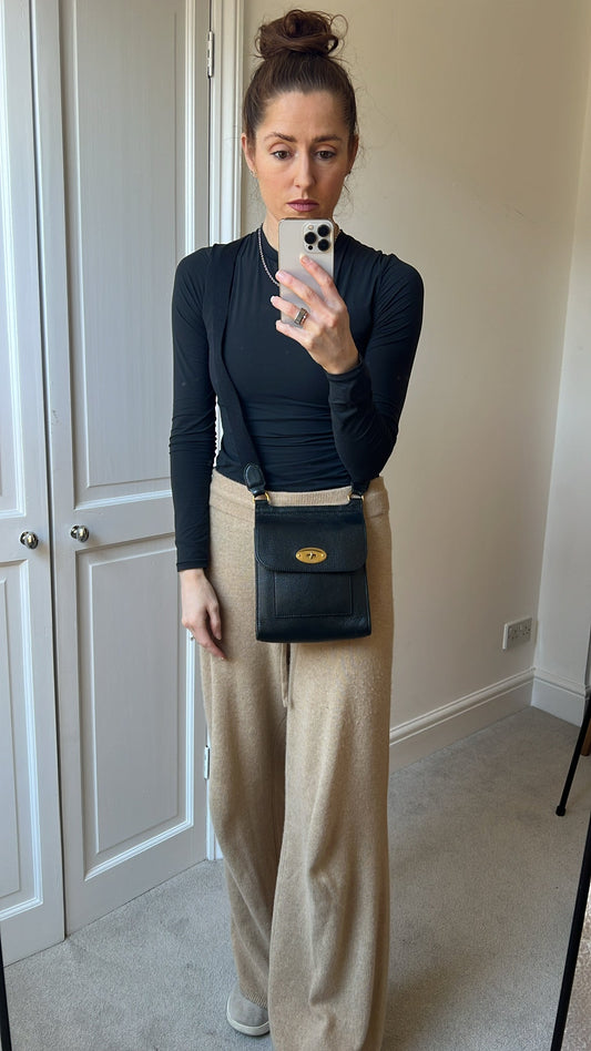 Mulberry Black Small Antony (RRP £550)