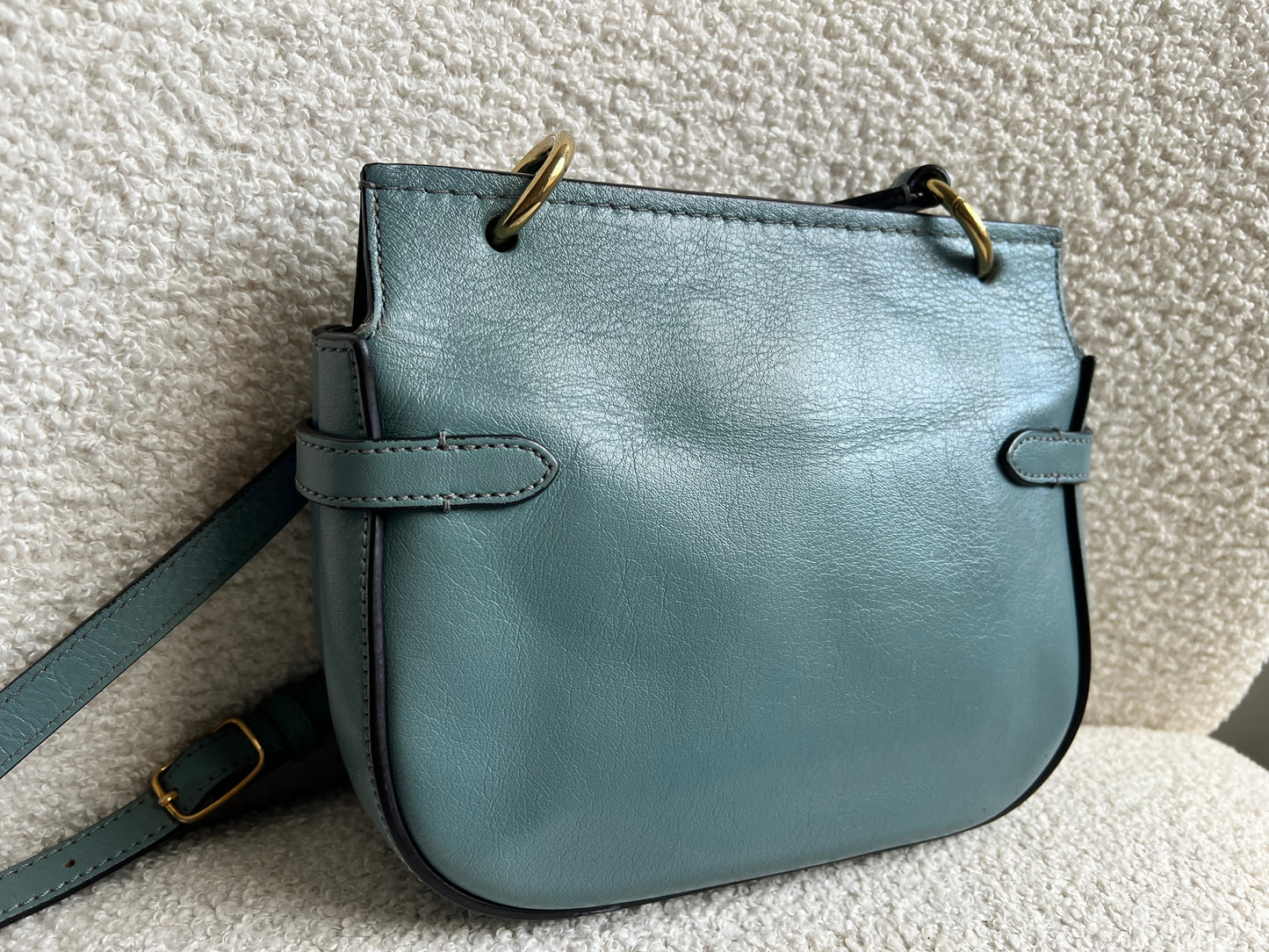 Mulberry Small Dark Frozen Amberley Satchel (RRP £795)