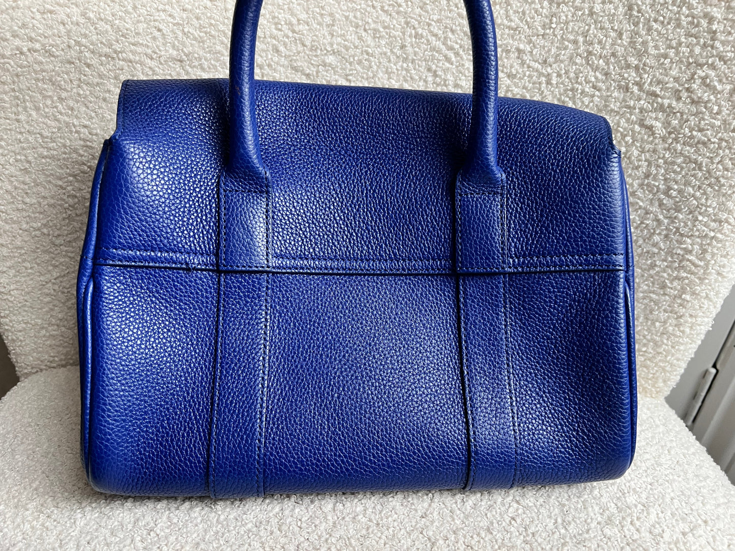 Mulberry Neon Blue Bayswater Satchel (RRP £995)