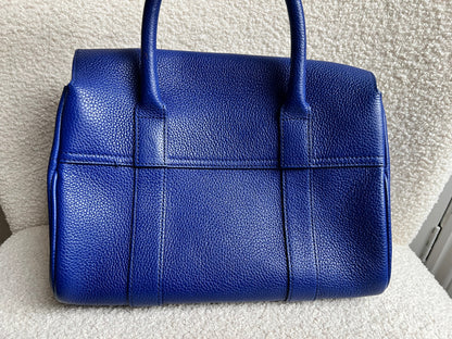 Mulberry Neon Blue Bayswater Satchel (RRP £995)