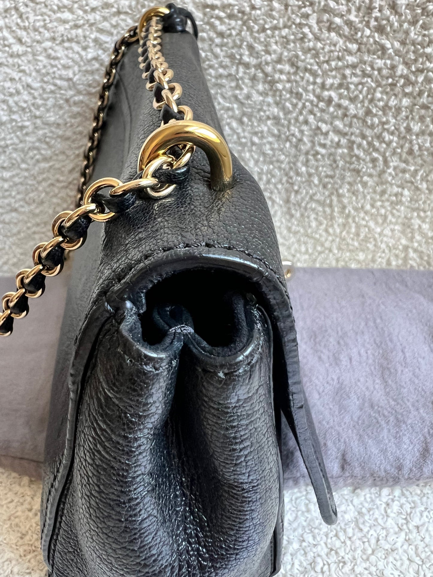 Mulberry Black Regular Lily with Gold Hardware (RRP £995)