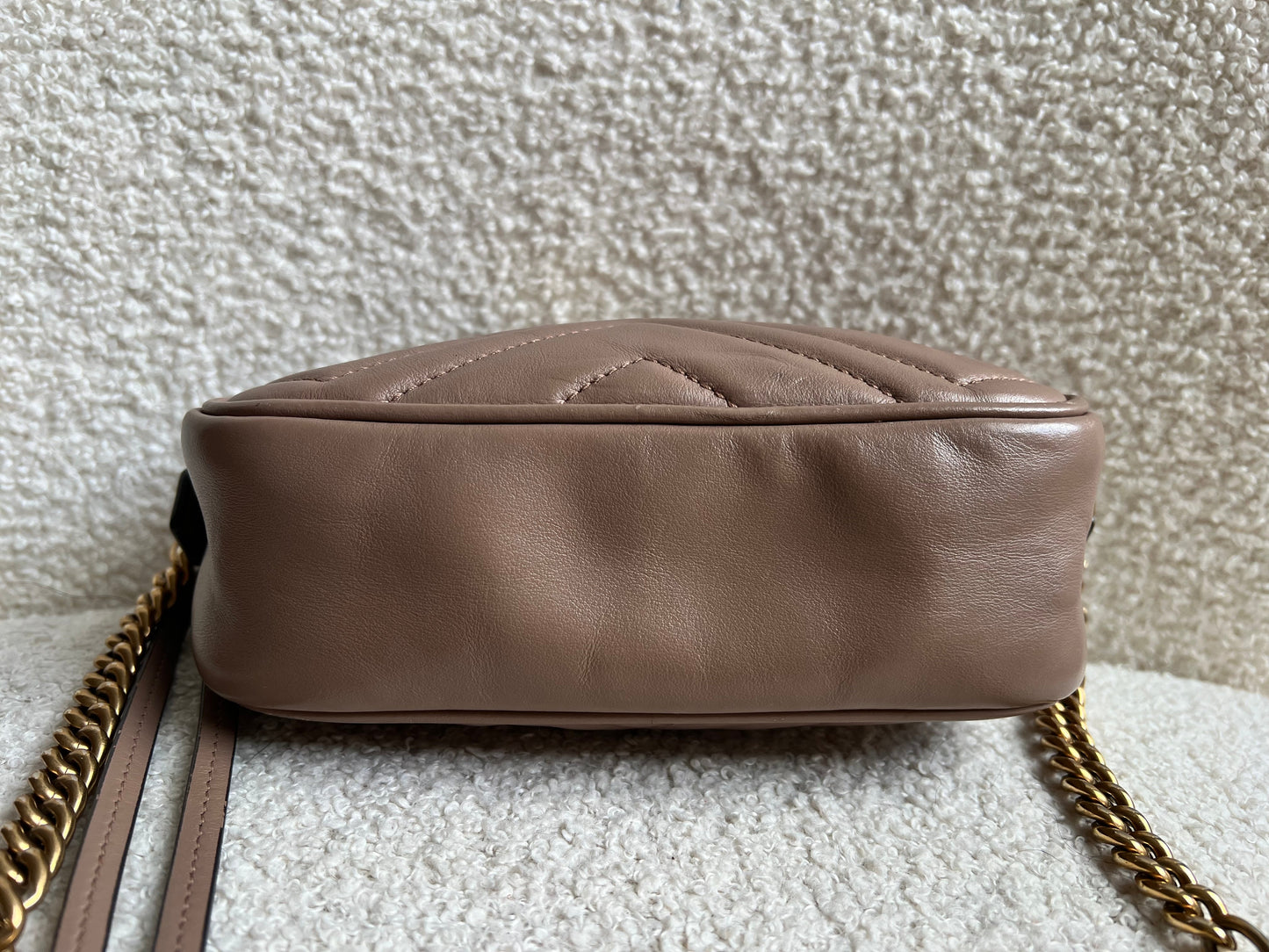 Gucci GG Dusty Pink Marmont Mini Shoulder Bag (RRP £1,360)
