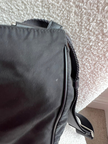 Prada Tessuto Nylon Black Messenger Bag