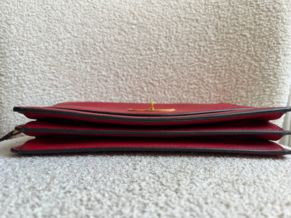 Mulberry Scarlet Red Large Darley Shoulder Bag (RRP £895)