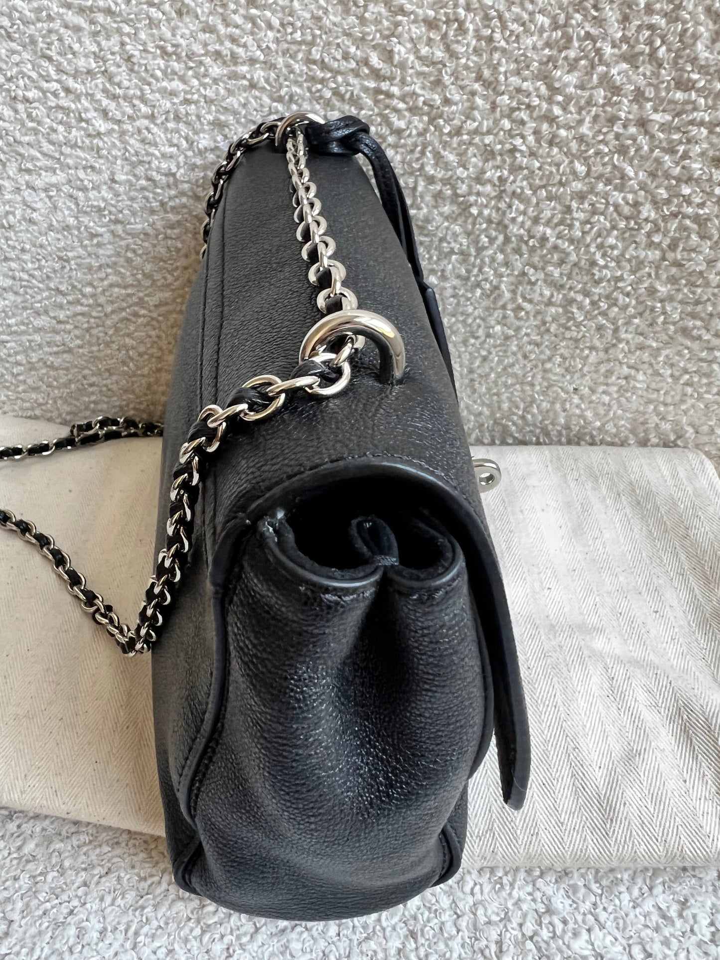 Mulberry Black Regular Lily with Silver Hardware (RRP £995)