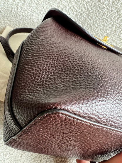 Mulberry Oxblood Mini Bayswater Backpack (RRP £695)