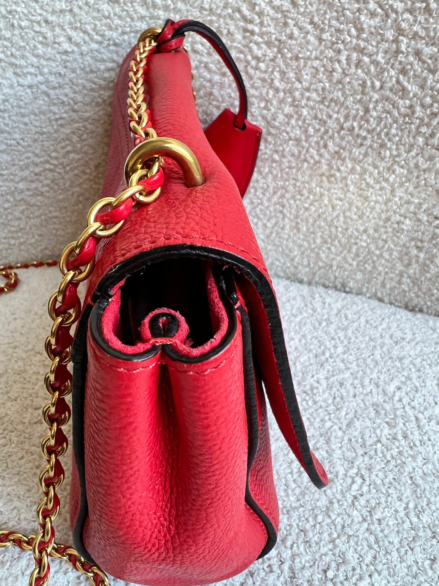 Mulberry Hibiscus Red Regular Lily with Gold Hardware (RRP £995)